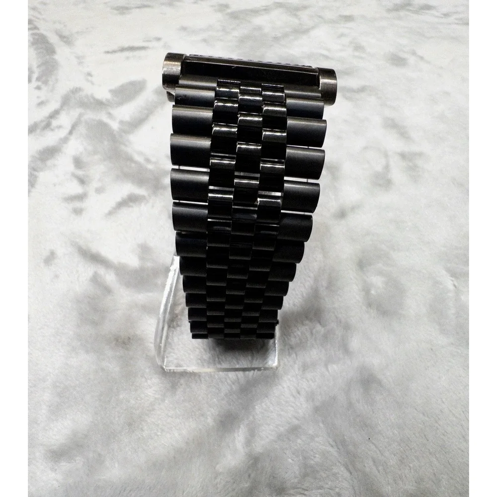 Rockwell Time The Rook 38mm Mens Watch New Band And Battery Grid Pattern Dial